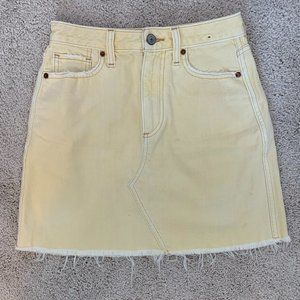 Abercrombie and Fitch High-waisted Denim Skirt